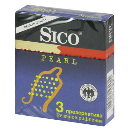 Фото Презервативы Sico pearl (Сико перл) с пупырышками со смазкой №3